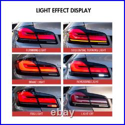 LED Tail Lights For BMW 5 Series F10 F18 M5 2011-2017 Start Animation Rear Lamps