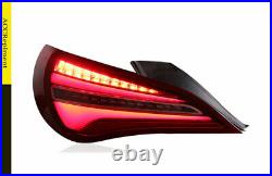 LED Tail Lights For Benz CLA 14-16 Sequential Signal Red Replace OEM