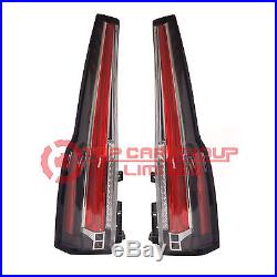 LED Tail Lights For CADILLAC Escalade 2007-2014 ESV Red Rear Lamp 2016 Style
