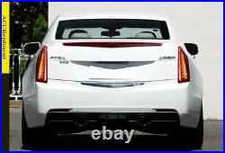 LED Tail Lights For Cadillac ATS 2014-2017 Sequential Signal Smoke Replace OEM