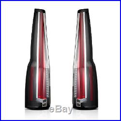 LED Tail Lights For Cadillac Escalade 2007-2014 Assembly Custom Clear Rear Lamp