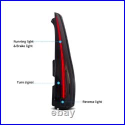 LED Tail Lights For Cadillac Escalade 2007-2014 Rear Lamp 2016 Version Assembly