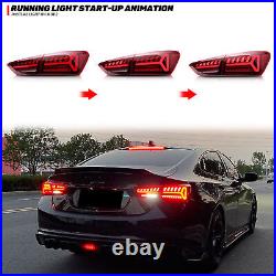 LED Tail Lights For Chevrolet Malibu Chevy 2019-2021 Animation Rear Lamps Red