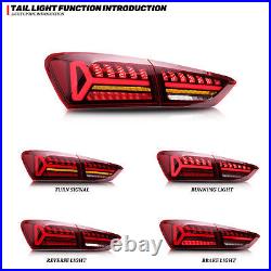 LED Tail Lights For Chevrolet Malibu Chevy 2019-2021 Animation Rear Lamps Red