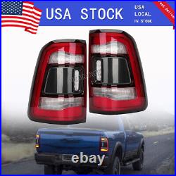 LED Tail Lights For Dodge RAM 1500 2019 20-2022 Rear LED Tail Lamps Lights LH+RH