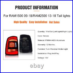 LED Tail Lights For Dodge Ram 1500 2009-2018 / Ram 2500 3500 2013-2018 Assembly