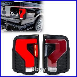 LED Tail Lights For Ford F-150 F150 2004-2008 Smoked Rear Lamps LED Tail Lights For Ford F-150 F150 2004-2008 Smoked Rear Lamps