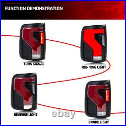 LED Tail Lights For Ford F-150 F150 2004-2008 Smoked Rear Lamps