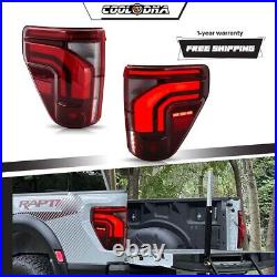 LED Tail Lights For Ford F-150 F150 XL STX 2021 2022 2023 Sequential Rear Lamps