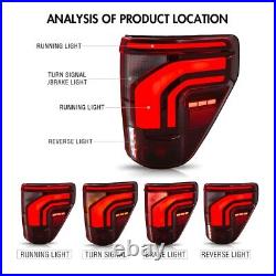LED Tail Lights For Ford F-150 F150 XL STX 2021 2022 2023 Sequential Rear Lamps