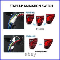 LED Tail Lights For Ford F-150 F150 XL STX 2021 2022 2023 Sequential Rear Lamps
