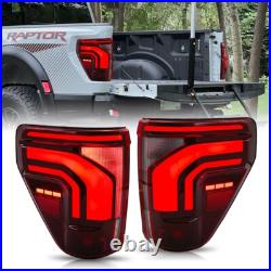 LED Tail Lights For Ford F-150 F150 XL STX 2021 2022 2023 Sequential Rear Lamps