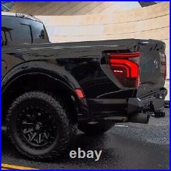 LED Tail Lights For Ford F-150 F150 XL STX 2021 2022 2023 Sequential Rear Lamps