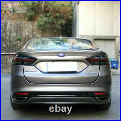 LED Tail Lights For Ford Fusion Mondeo 2013-2020 Dark Smoked Porsche Style 4PCS