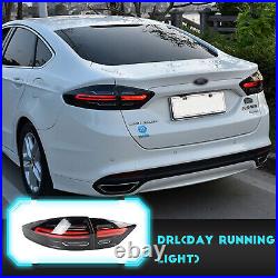 LED Tail Lights For Ford Fusion Mondeo 2013-2020 Dark Smoked Porsche Style 4PCS