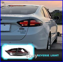 LED Tail Lights For Ford Fusion Mondeo 2013-2020 Dark Smoked Porsche Style 4PCS