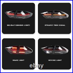 LED Tail Lights For Ford Fusion Mondeo 2013-2020 Dark Smoked Porsche Style 4PCS