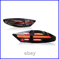 LED Tail Lights For Ford Fusion Mondeo 2013-2020 Dark Smoked Porsche Style 4PCS