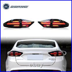 LED Tail Lights For Ford Fusion Mondeo 2013-2020 Dark Smoked Porsche Style 4PCS