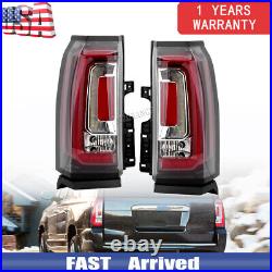 LED Tail Lights For GMC Yukon Yukon XL 2015-20 Rear Brake Lamps Driver Passenger