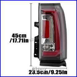 LED Tail Lights For GMC Yukon Yukon XL 2015-20 Rear Brake Lamps Driver Passenger