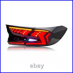 LED Tail Lights For Honda Accord 2018-2020 Sequential Signal Rear Lamp Assembly