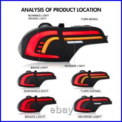 LED Tail Lights For Honda Civic Sedan 2006-2011 Sequential Turn Signal Rear Lamp