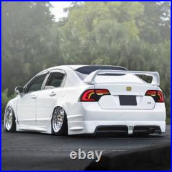 LED Tail Lights For Honda Civic Sedan 2006-2011 Sequential Turn Signal Rear Lamp