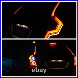 LED Tail Lights For Honda Fit / Jazz 2015-2018 Rear Lamps with startup Animation