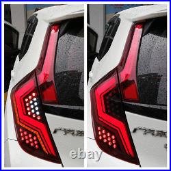 LED Tail Lights For Honda Fit / Jazz 2015-2018 Rear Lamps with startup Animation