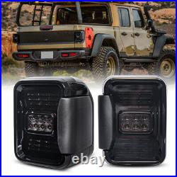 LED Tail Lights For Jeep Gladiator JT 2020 2021 Turn Signal Brake Running Lamp