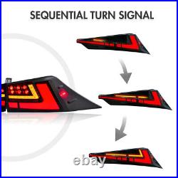 LED Tail Lights For Lexus IS250 300H 350F 2014-2020 Smoke Sequential Signal Lamp