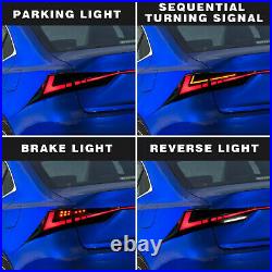 LED Tail Lights For Lexus IS250 300h 350 F 2014-2020 Red 3PCS Start UP Animation