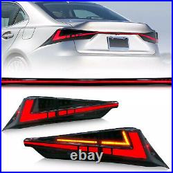 LED Tail Lights For Lexus IS250 300h 350 F 2014-2020 Smoke Start UP Animation