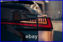 LED Tail Lights For Lexus IS250 300h 350 F 2014-2020 Smoke Start UP Animation