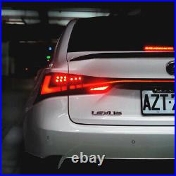 LED Tail Lights For Lexus IS250 300h 350 F 2014-2020 Smoke Start UP Animation