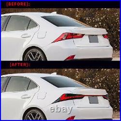 LED Tail Lights For Lexus IS250 300h 350 F 2014-2020 Smoke Start UP Animation