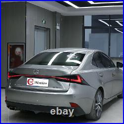 LED Tail Lights For Lexus IS250 300h 350 F 2014-2020 Smoke Start UP Animation