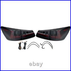 LED Tail Lights For Lexus IS250 IS350 ISF 2006-2013 Smoke Lens Sequential
