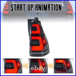 LED Tail Lights For Toyota 4Runner 2003-2009 Sequential Rear Lamp Animation 2PCS