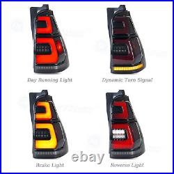 LED Tail Lights For Toyota 4Runner 2003-2009 Sequential Rear Lamp Animation 2PCS