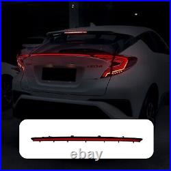 LED Tail Lights For Toyota CH-R Red CHR 2018 2019 2020 Roof Spoiler Rear C-HR