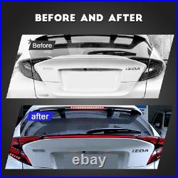 LED Tail Lights For Toyota CH-R Red CHR 2018 2019 2020 Roof Spoiler Rear C-HR