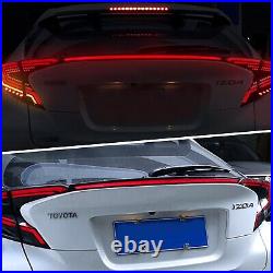 LED Tail Lights For Toyota CH-R Red CHR 2018 2019 2020 Roof Spoiler Rear C-HR