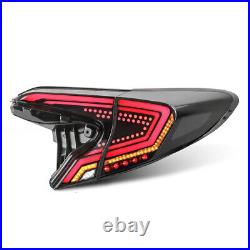 LED Tail Lights For Toyota C-HR 2018-2020 Smoke Sequential Rear Lamp Assembly