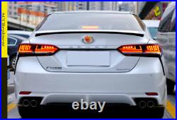 LED Tail Lights For Toyota Camry 2018-2020 Sequential Signal Red Replace OEM
