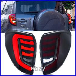 LED Tail Lights For Toyota RAV4 2006-2012 withAnimation Sequential Turn Rear Lamp