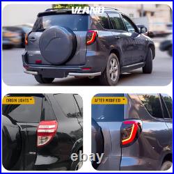 LED Tail Lights For Toyota RAV4 2006-2012 withAnimation Sequential Turn Rear Lamp