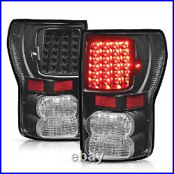 LED Tail Lights Full Clear Lens For Toyota Tundra Pickup Left+Right 2007-2013