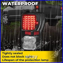 LED Tail Lights Full Clear Lens For Toyota Tundra Pickup Left+Right 2007-2013